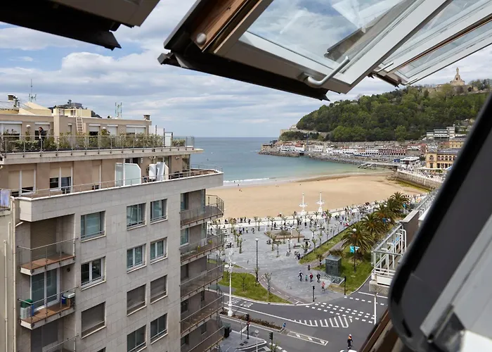 Playa De La Concha 7 By Feelfree 公寓 圣塞瓦斯蒂安